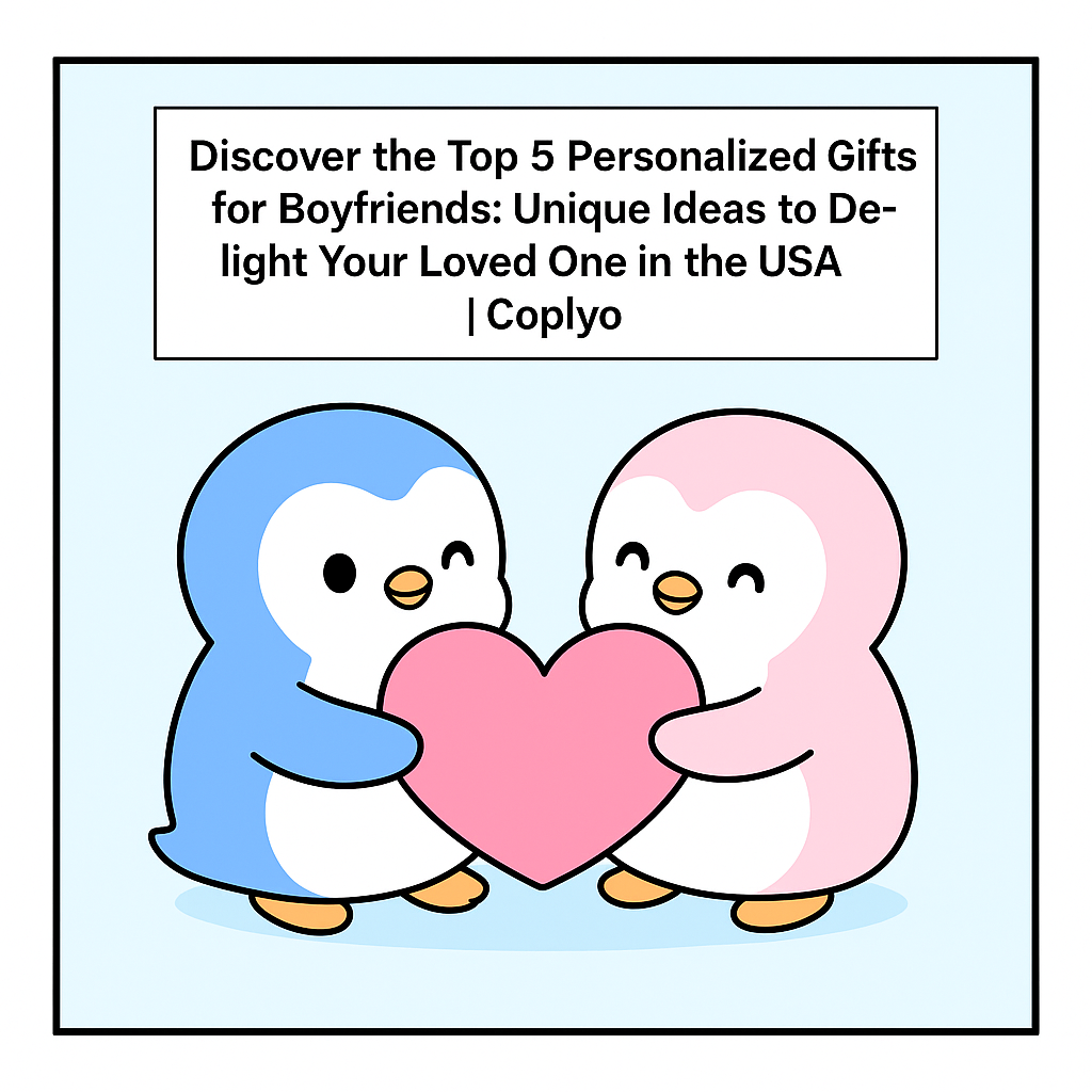 Discover the Top 5 Personalized Gifts for Boyfriends: Unique Ideas to Delight Your Loved One in the USA | Coplyo
