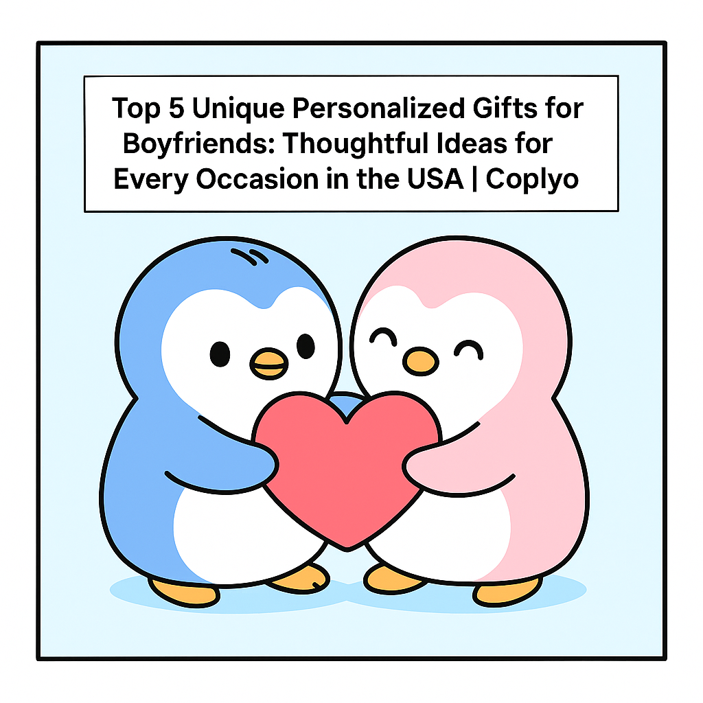 Top 5 Unique Personalized Gifts for Boyfriends: Thoughtful Ideas for Every Occasion in the USA | Coplyo