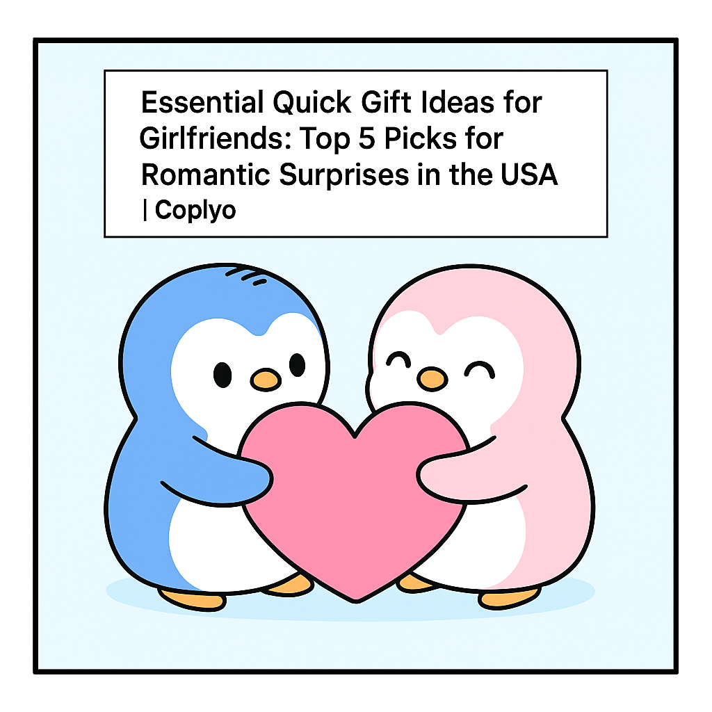 Essential Quick Gift Ideas for Girlfriends: Top 5 Picks for Romantic Surprises in the USA | Coplyo