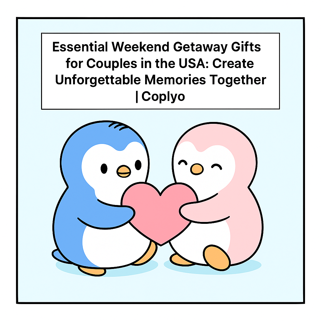 Essential Weekend Getaway Gifts for Couples in the USA: Create Unforgettable Memories Together | Coplyo