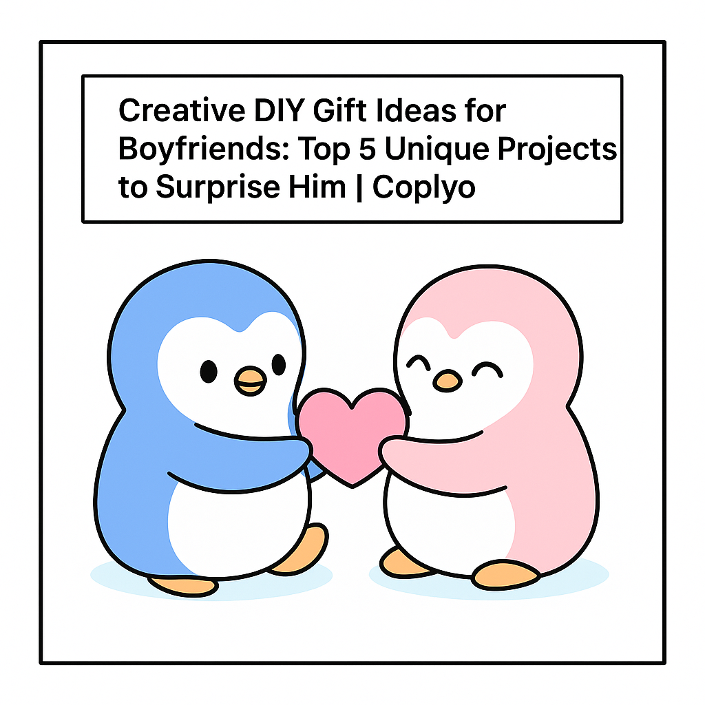 Creative DIY Gift Ideas for Boyfriends: Top 5 Unique Projects to Surprise Him | Coplyo