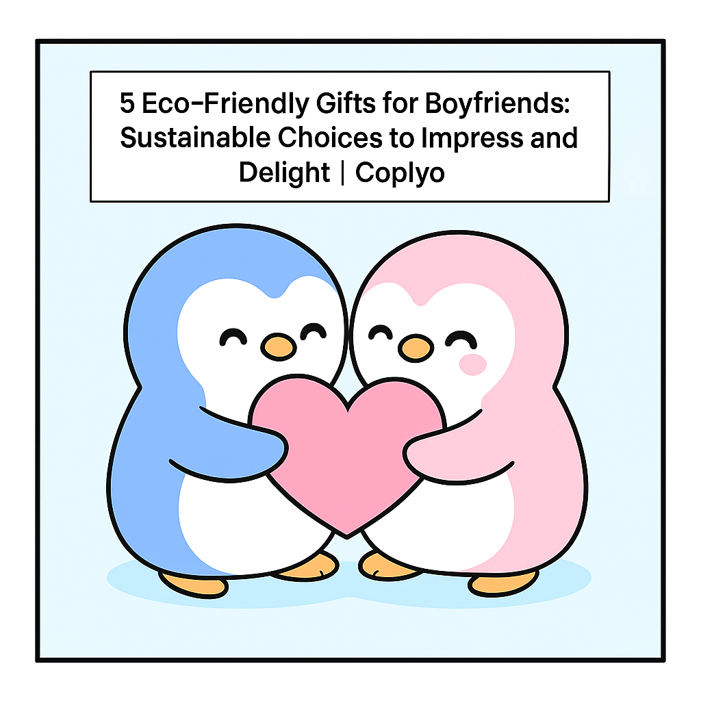 5 Eco-Friendly Gifts for Boyfriends: Sustainable Choices to Impress and Delight | Coplyo