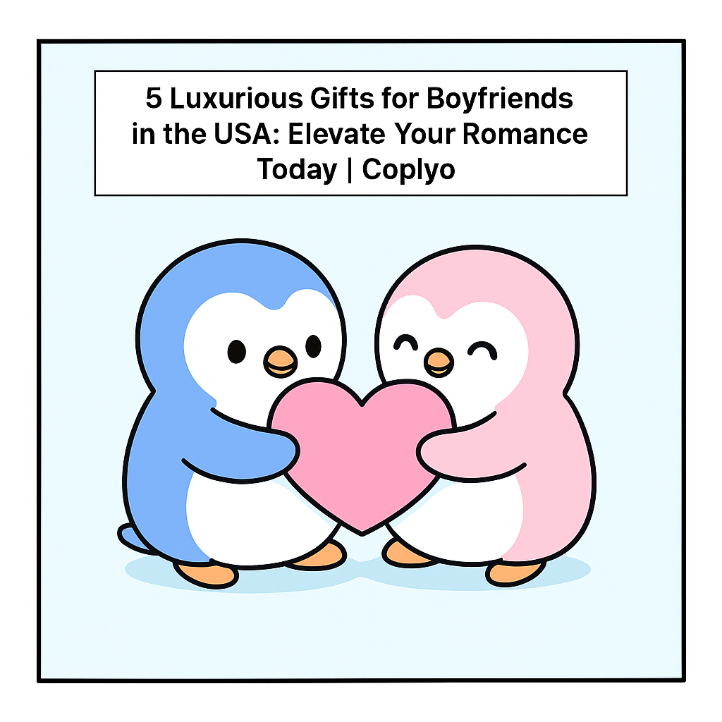 5 Luxurious Gifts for Boyfriends in the USA: Elevate Your Romance Today | Coplyo