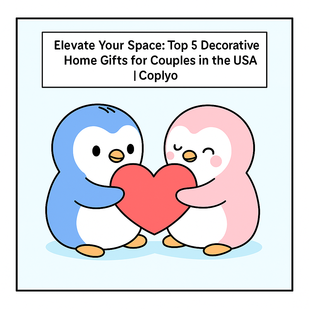 Elevate Your Space: Top 5 Decorative Home Gifts for Couples in the USA | Coplyo