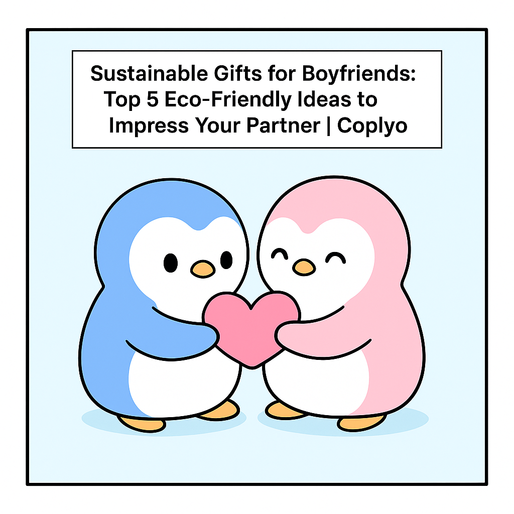 Sustainable Gifts for Boyfriends: Top 5 Eco-Friendly Ideas to Impress Your Partner | Coplyo