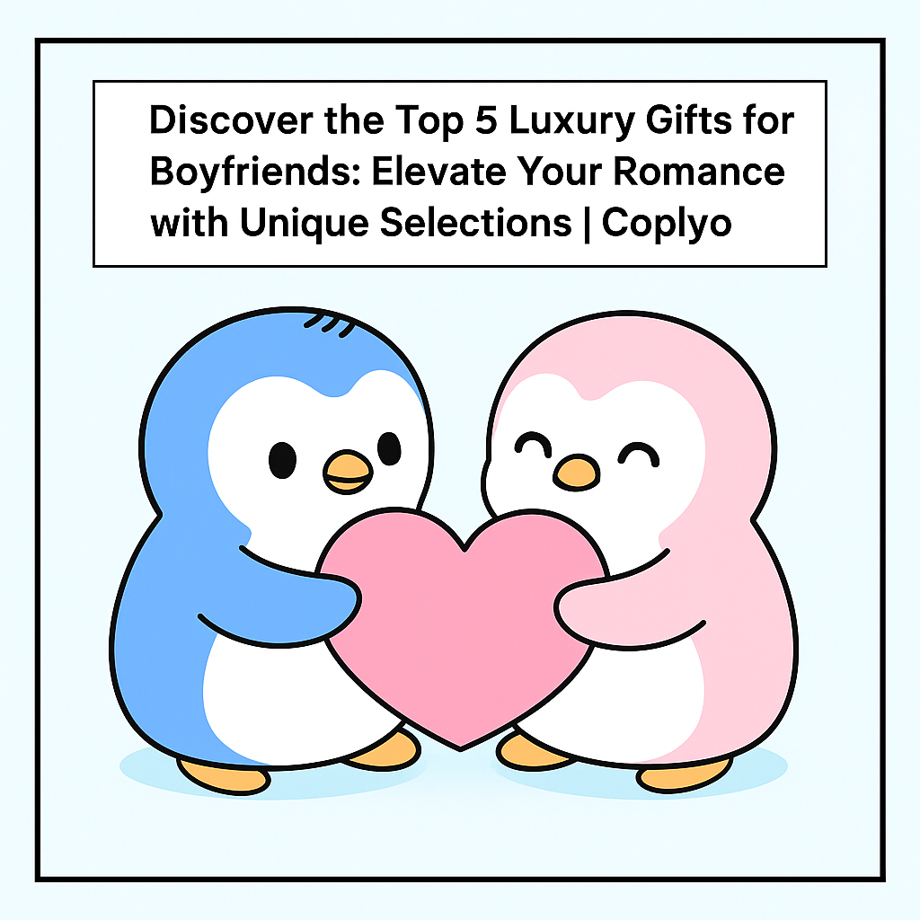 Discover the Top 5 Luxury Gifts for Boyfriends: Elevate Your Romance with Unique Selections | Coplyo