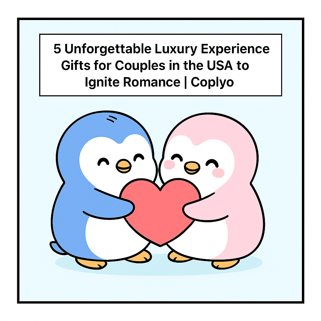 5 Unforgettable Luxury Experience Gifts for Couples in the USA to Ignite Romance | Coplyo