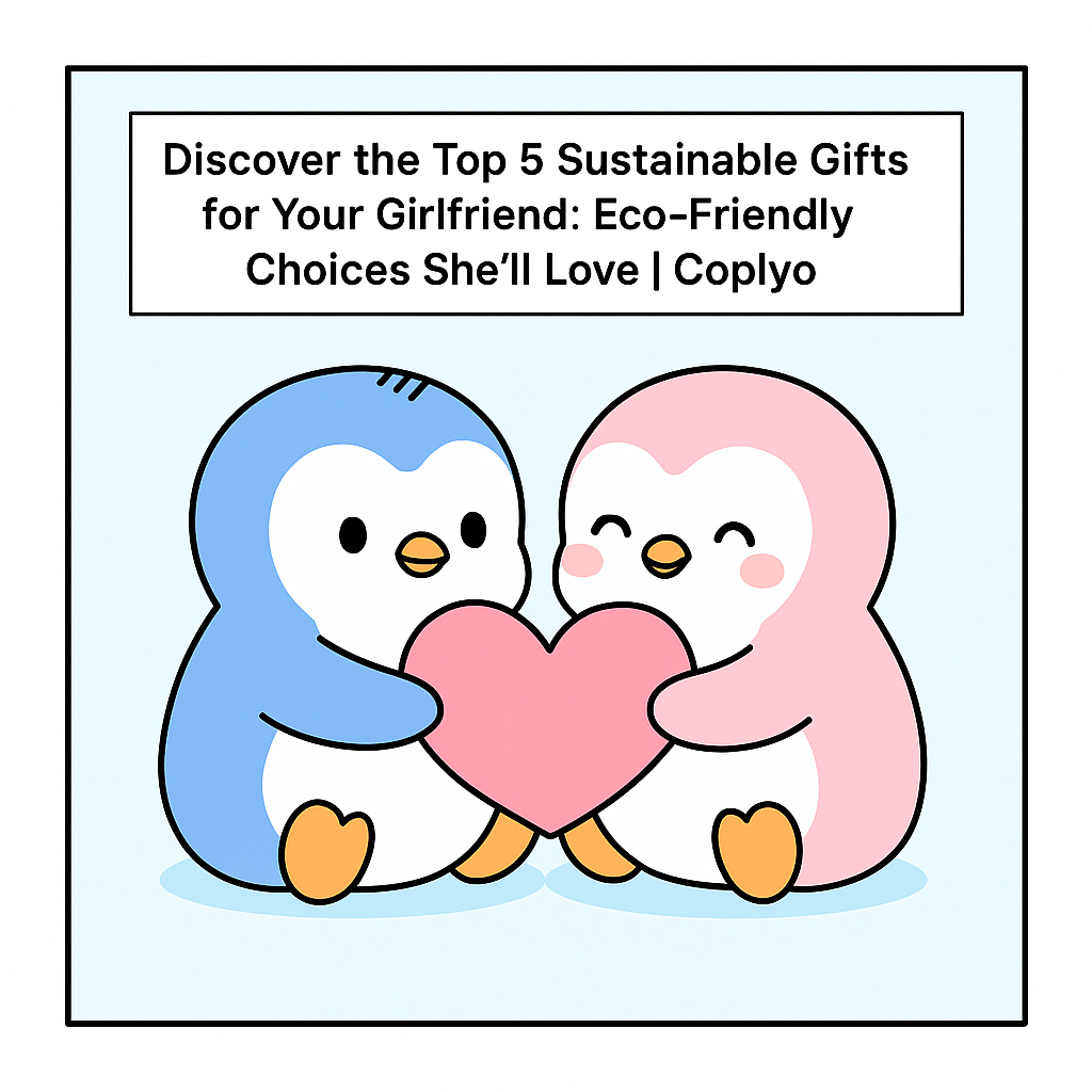 Discover the Top 5 Sustainable Gifts for Your Girlfriend: Eco-Friendly Choices She'll Love | Coplyo