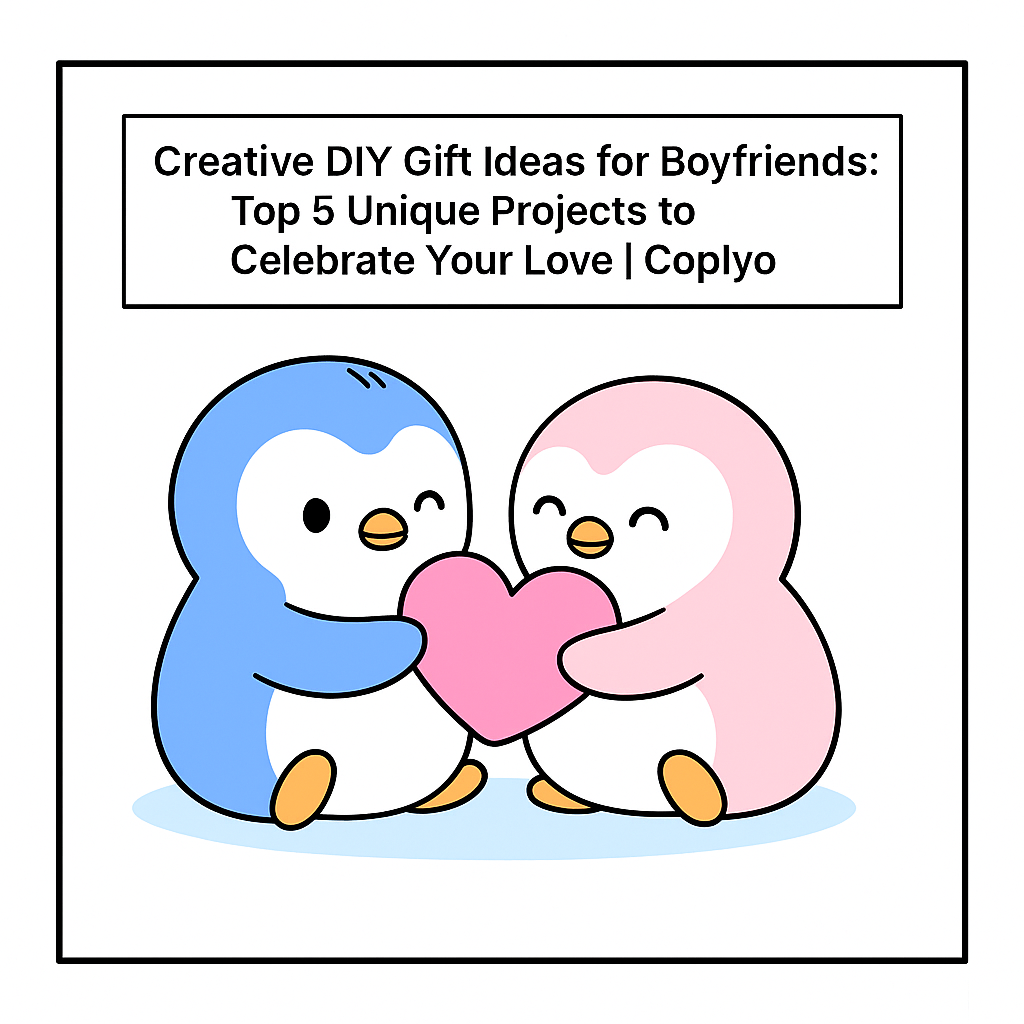 Creative DIY Gift Ideas for Boyfriends: Top 5 Unique Projects to Celebrate Your Love | Coplyo