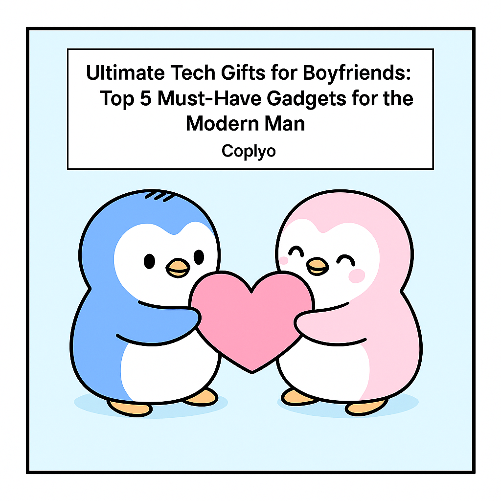 Ultimate Tech Gifts for Boyfriends: Top 5 Must-Have Gadgets for the Modern Man | Coplyo