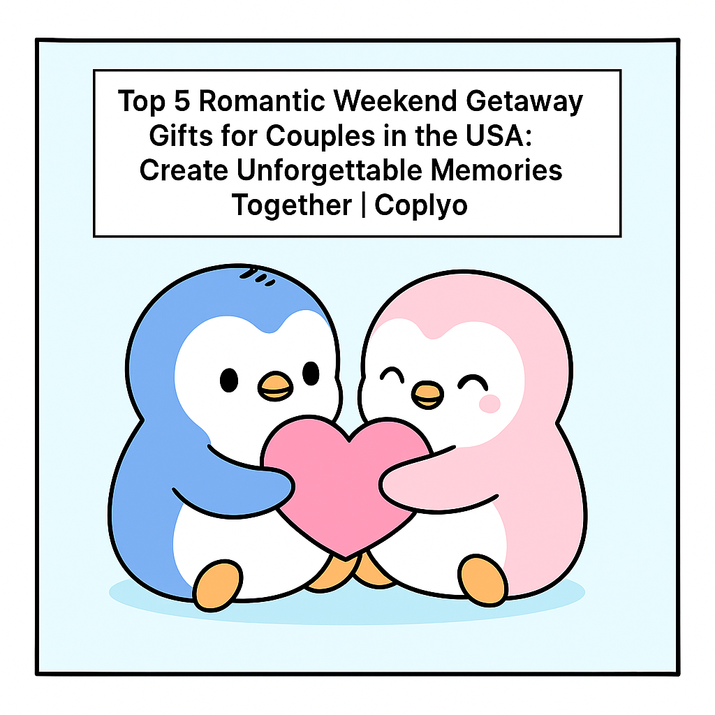 Top 5 Romantic Weekend Getaway Gifts for Couples in the USA: Create Unforgettable Memories Together | Coplyo