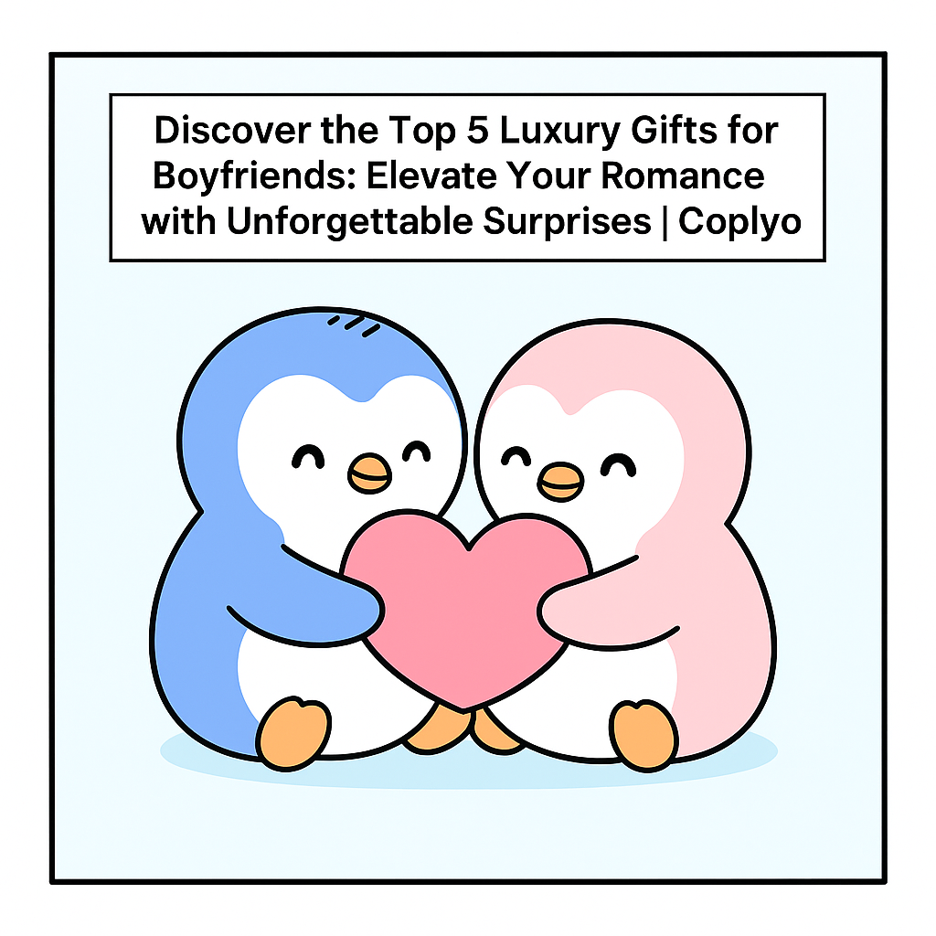 Discover the Top 5 Luxury Gifts for Boyfriends: Elevate Your Romance with Unforgettable Surprises | Coplyo
