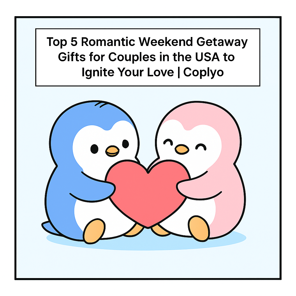 Top 5 Romantic Weekend Getaway Gifts for Couples in the USA to Ignite Your Love | Coplyo