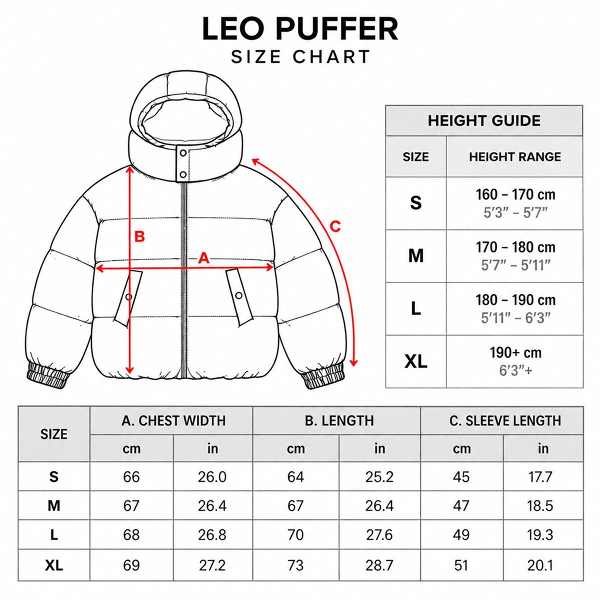 Coplyo | Premium Leo Puffer